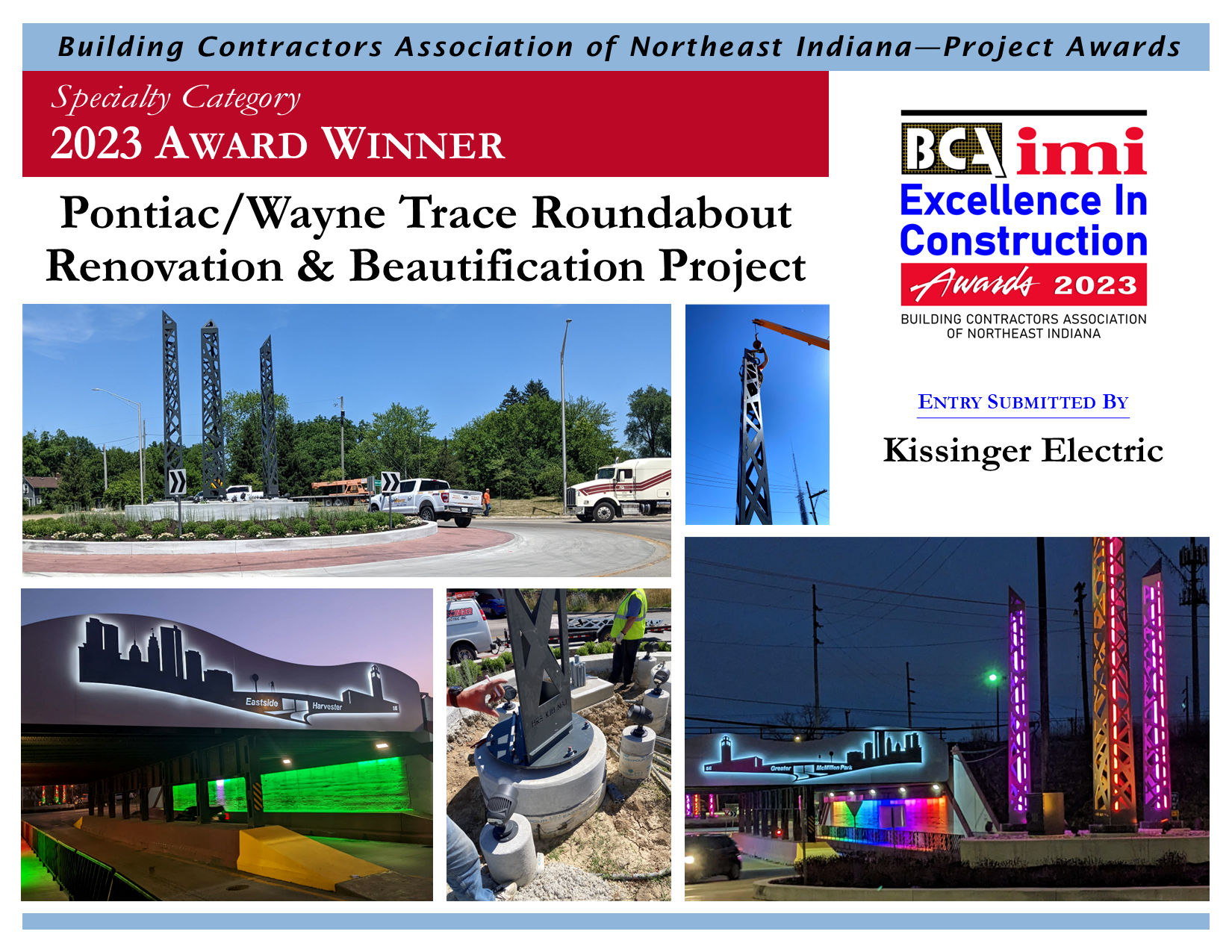 Pontiac Wayne Trace Roundabout