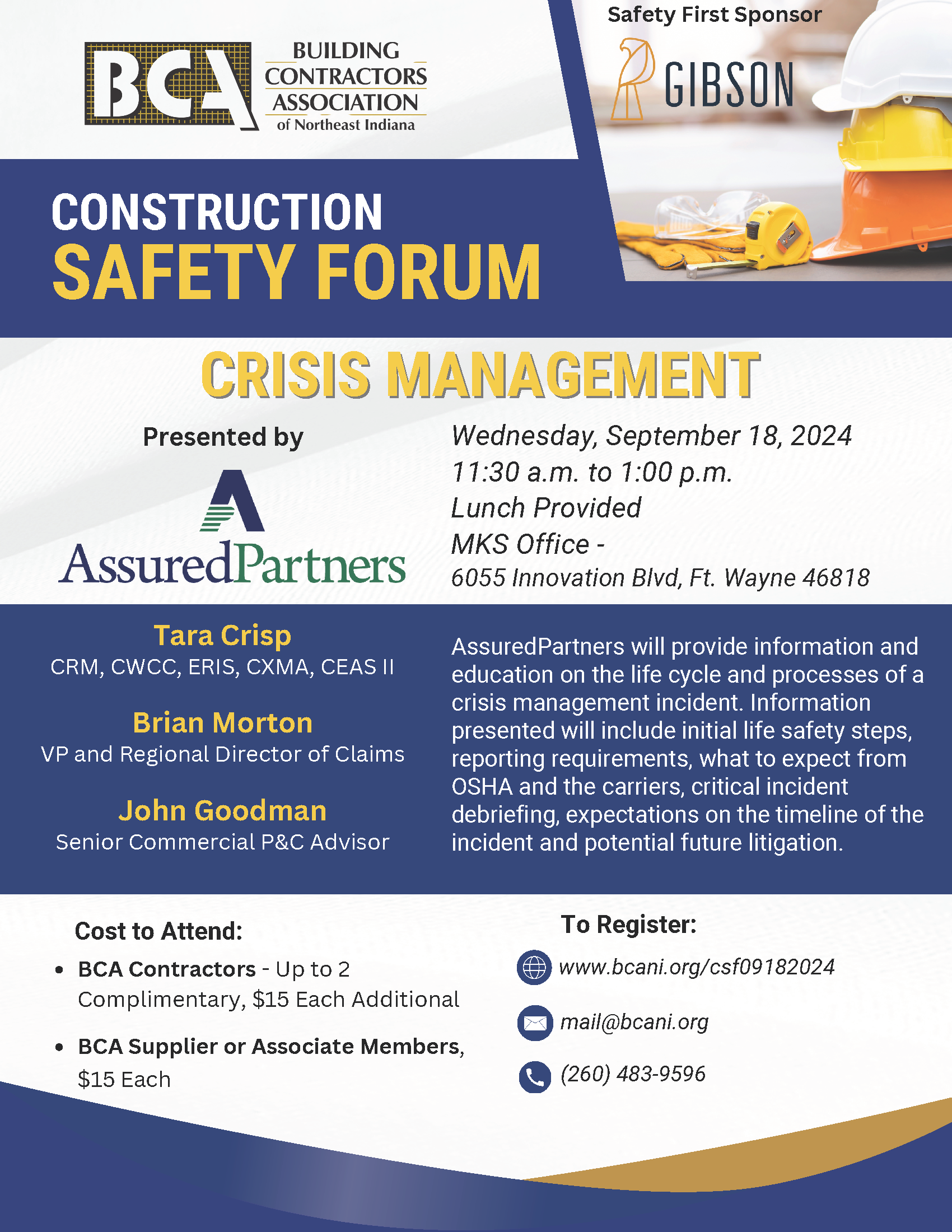 CSF Crisis Management