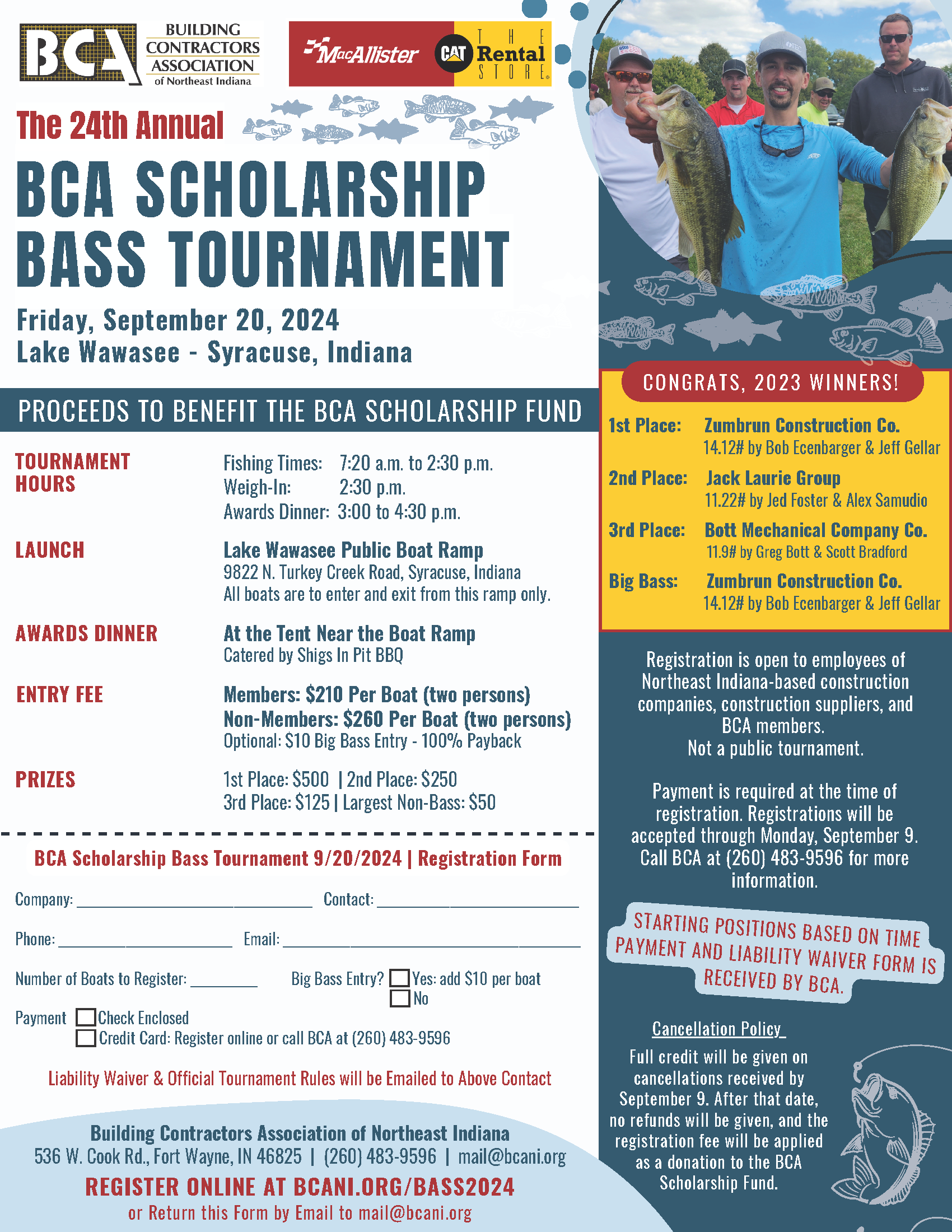 Bass Tournament Flyer
