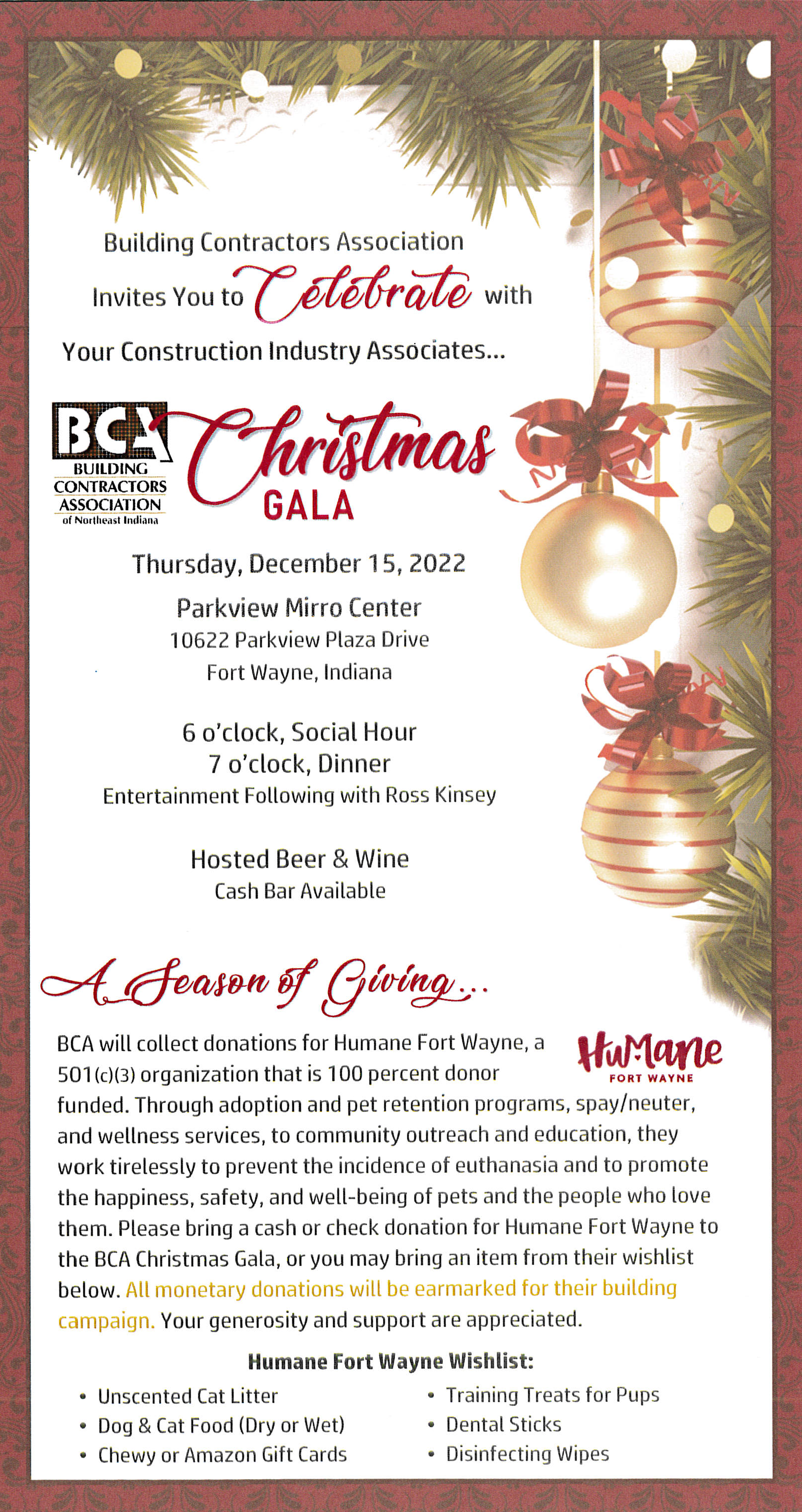 BCA Christmas Invite