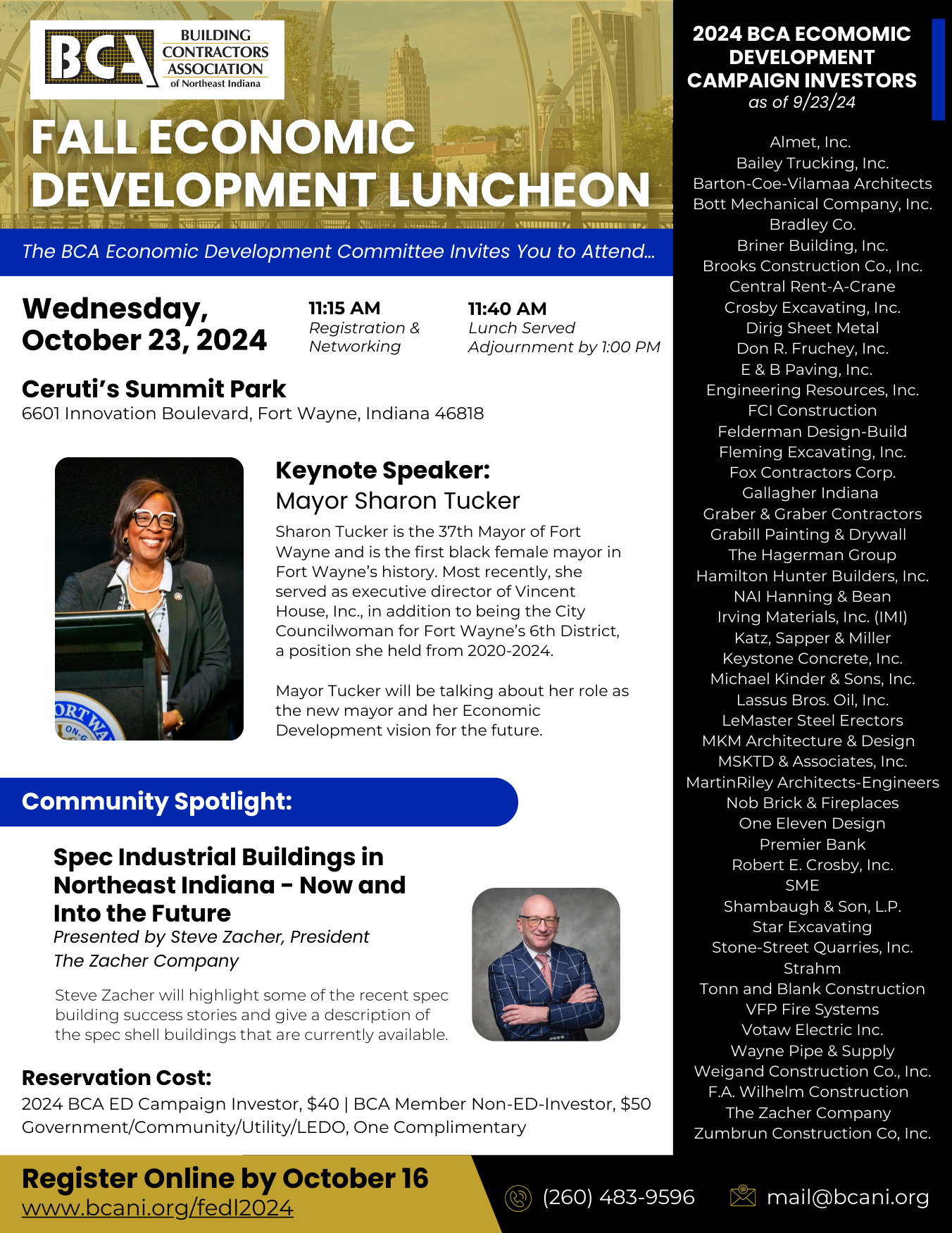 Fall Economic Development Luncheon 2024